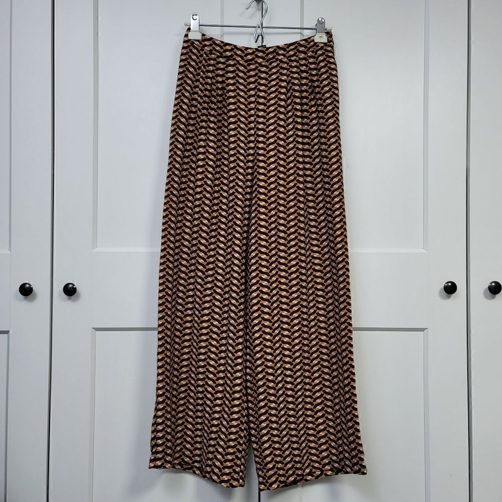 Who what wear geometric print wide leg pants, 4 - Picture 4 of 10